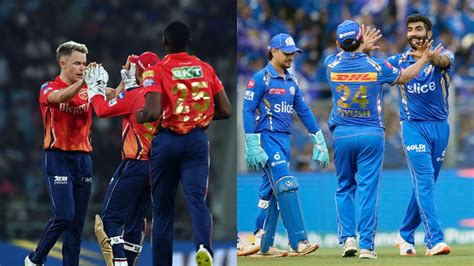 Pbks Vs Mi Live Cricket Score Ipl 2024 Both Teams Aim To Return To