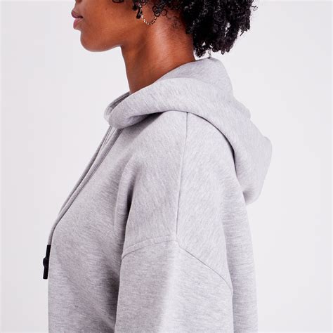 Sweat oversize à capuche gris clair femme Cache Cache