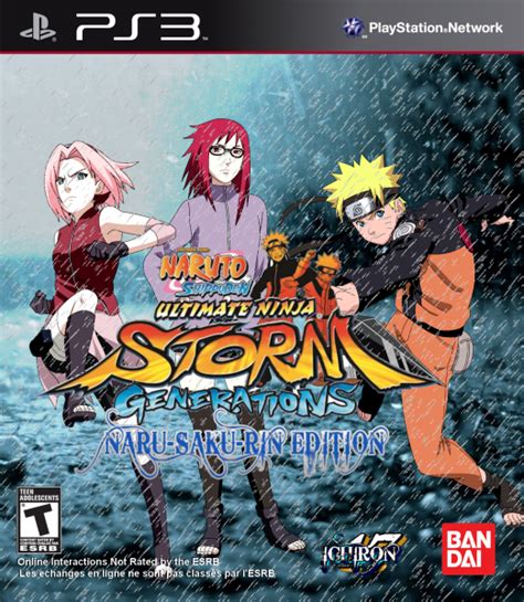 Naruto Shippuden Ultimate Ninja Storm Generations PlayStation 3 Box Art