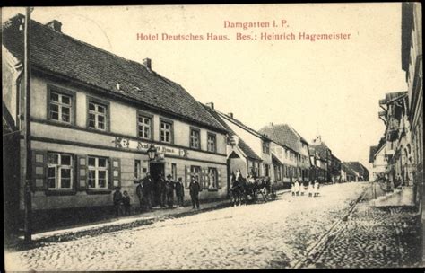 Ansichtskarte Postkarte Ribnitz Damgarten Hotel Akpool De