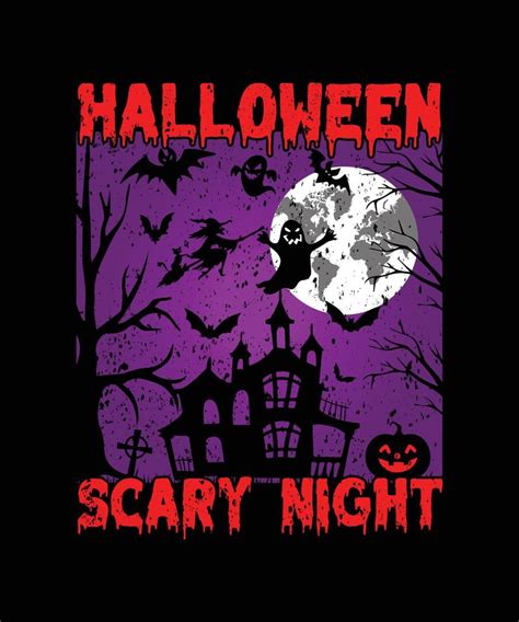 Halloween Vintage T Shirt Design 12885873 Vector Art At Vecteezy