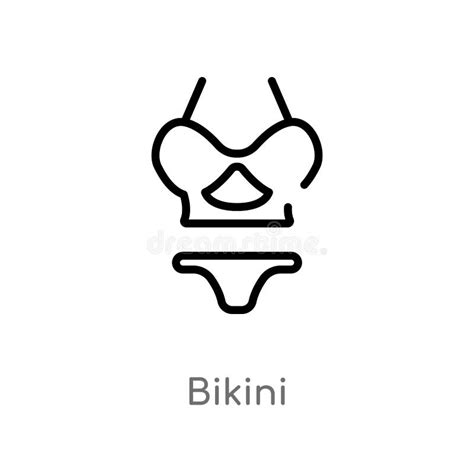 Bikini Isolated Icon Simple Element Illustration From Woman Clothing