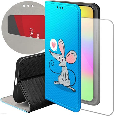 Hello Case Etui Z Klapką Do Iphone 15 Pro Myszka Mouse Mini Futerał