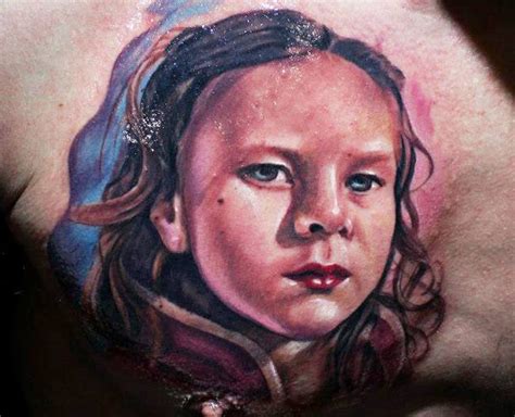 Portrait D’enfant En Tatouage 222 Inkage