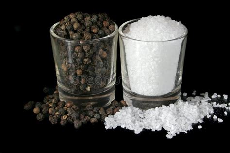 Salt And Black Pepper Stock Photo Image Of Cooking International