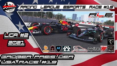 LEAGUE 2 DER GROSSE PREIS VON DER USA F1 2020 Deutsch Virtuell