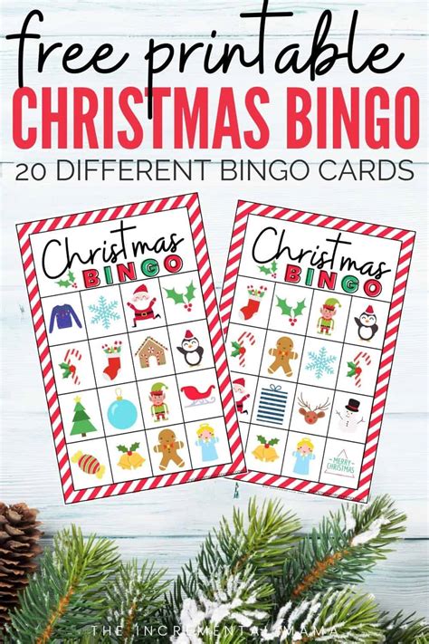 Printable Christmas Bingo Cards