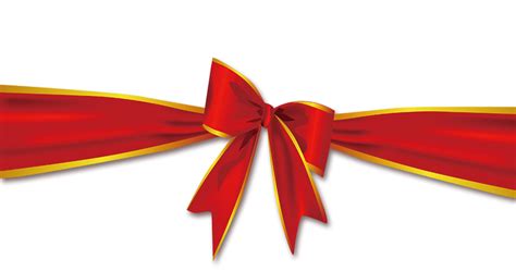 Red Ribbon Bow Png Transparent Image Download Size 1476x778px