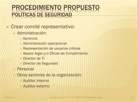 Ppt Pol Ticas Y Procedimientos De Seguridad Powerpoint Presentation