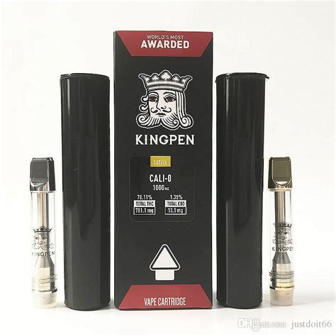 Kingpen Vape Cartridges Empty Thick Oil Vaporizer 1ml Ceramic Coil Vape Cartridge E Cigarettes