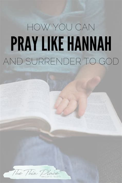 Find Inspiration in the Prayer of Hannah