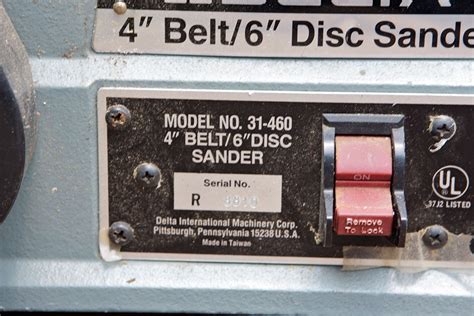 Delta Disc and Belt Sander | EBTH