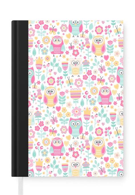 Carnet Carnet d écriture Design Hibou Fleurs Carnet Format