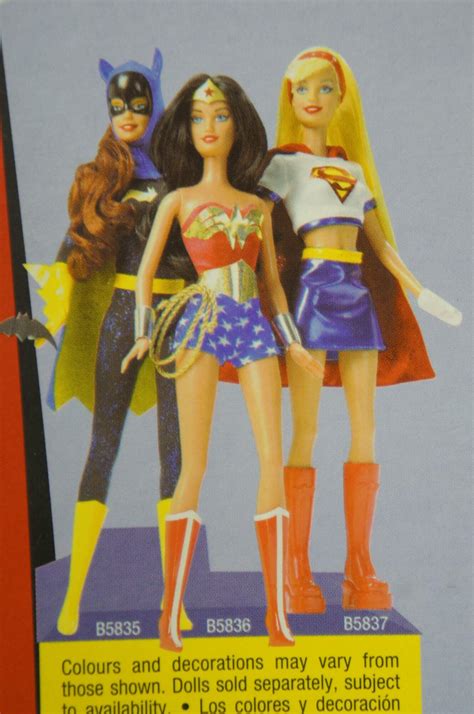 2003 Barbie Wonder Woman Doll Stand Mattel DC Comics Action Figure