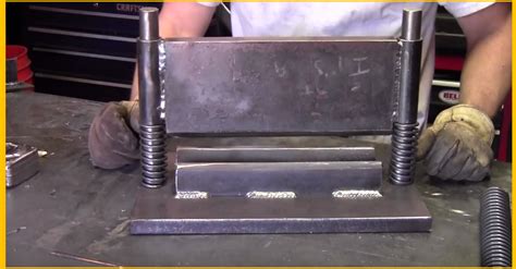 DIY Press Brake With Scrap Metal And Simple Shop Tools BRILLIANT DIY