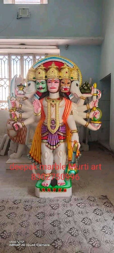 Marble Panchmukhi Hanuman Murti For Worship Temple At Rs In Ramgarh