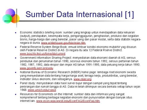 Ekonometrika Pertemuan Sifat Dasar Analisis Regresi Nature