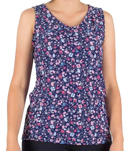 Blusa Regata Liganete Feminina Gola V Estampada Senhora Parcelamento