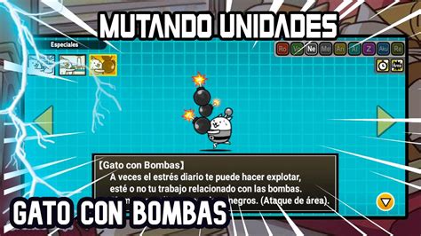 Mutando Unidades The Battle Cats en español Como obtener al Gato con