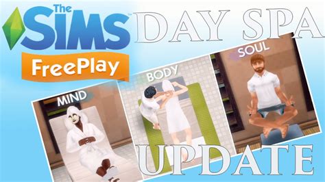 Sims Freeplay Day Spa Update Trailer Reaction YouTube