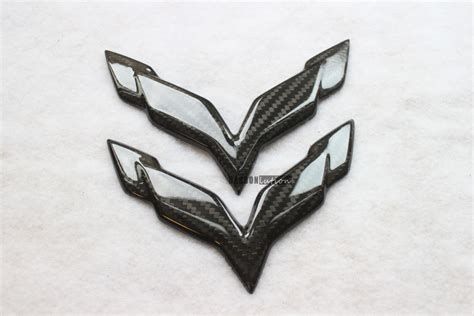 Carbon fiber emblem for Corvette Stingray C7 Z06