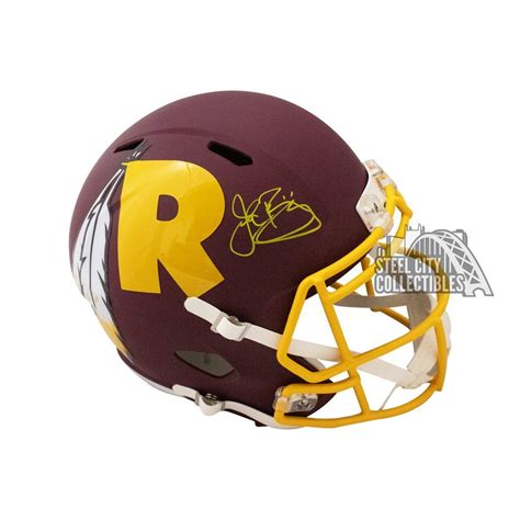 John Riggins Autographed Washington Redskins AMP Replica Full-Size Football Helmet - BAS | Steel ...