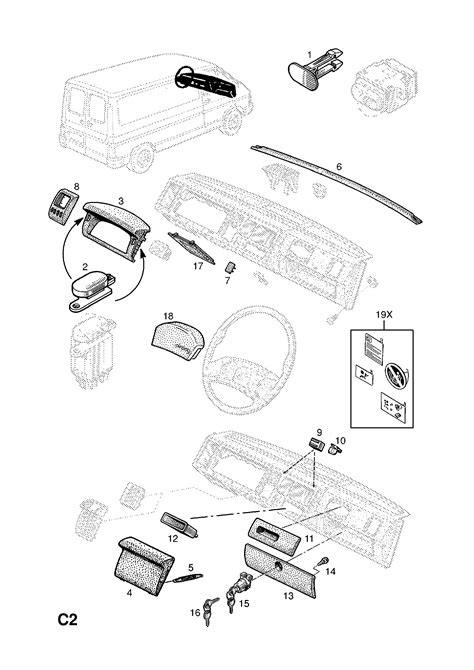 Opel ARENA Switch Panel Opel EPC Online Nemigaparts