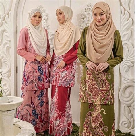 Luvla ️ Baju Kurung Moden Batik Sultanah Minimal Ironing Xs Plus Size Lazada