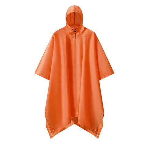 Adult Rain Poncho Red Packable Coating Three In One Adult Ponchos Men S Rain Jacket With Hood