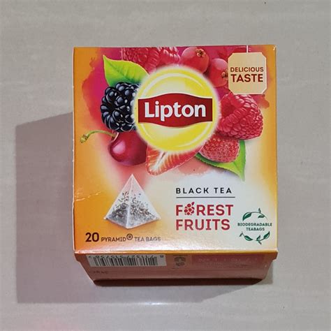 Jual Lipton Black Tea Forest Fruit Pyramid Tea Bags X Gram