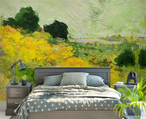 3d Golden Field 220 Allan P Friedlander Wall Mural Wall Murals Aj