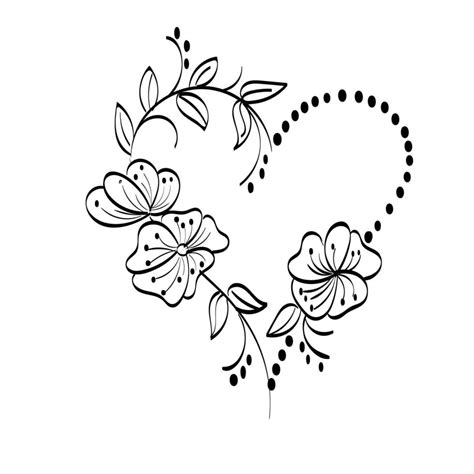 Printable flower Embroidery pattern design 9320902 Vector Art at Vecteezy