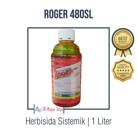 Jual ROGER 480 SL Herbisida Obat Pembasmi Rumput Sistemik Glifosat 1