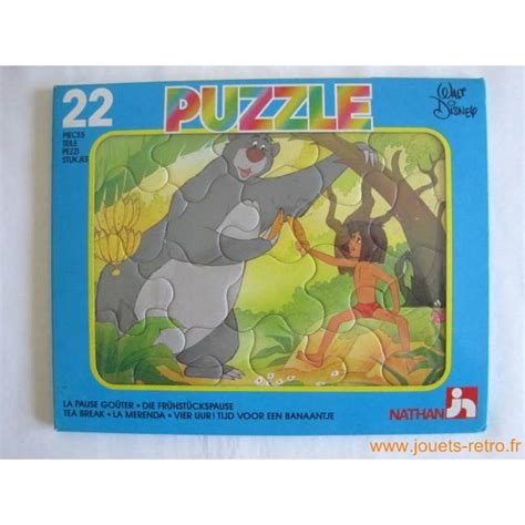 Le Livre De La Jungle Puzzle Disney Nathan Jouets R Tro Jeux De