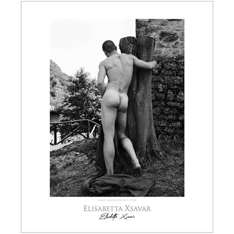 Naked Leaning Against A Tree Elisabetta Xsavar