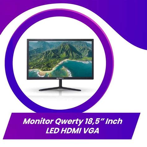 Jual Led Monitor Qwerty 185 Inch Hdmi Vga Di Seller Bandar Multi
