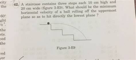 City The A Staircase Contains Three Steps Each 10 Cm High And 20 Cm