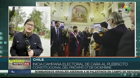 Chile Comienza campaña de cara a plebiscito constitucional del 17 de