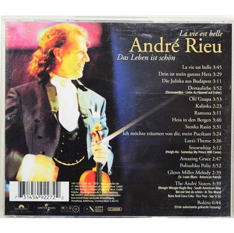 Yahoo オークション Andre Rieu La Vie Est Belle アンドレ・リュ