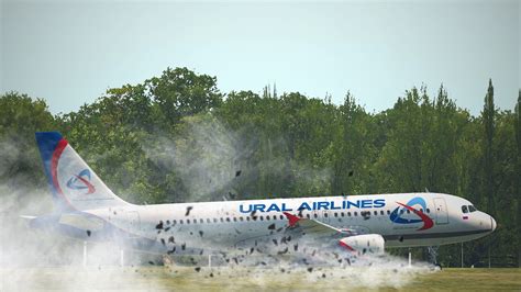 Novosibirsk Russia Plane Crash Ural Airlines A320 Emergency Landing