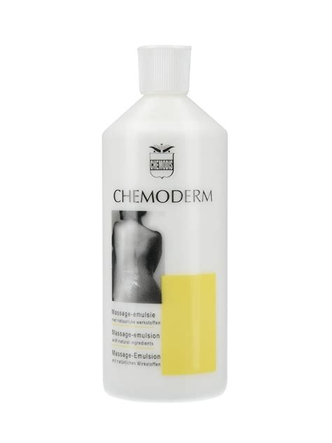 Chemoderm Massage Emulsión De Masaje Chemodis Chemodis Cremas Capacidad 500 Ml