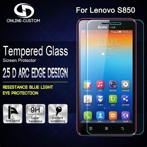 Wholesale 10pcslot 03mm 25d Premium 9h Hardness Tempered Glass Screen Protector For Lenovo