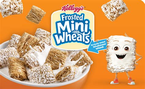 Kelloggs Frosted Mini Wheats Breakfast Cereal Fiber