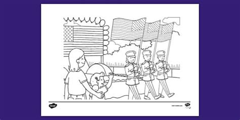 FREE Memorial Day Colouring Page Printable Colouring Sheets