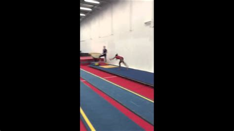 Front Handspring Entry Vault Youtube