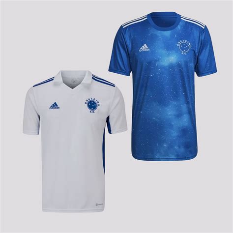 Kit Camisa Adidas Cruzeiro I Camisa Adidas Cruzeiro Ii