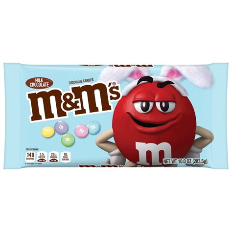 Mandms Milk Chocolate Easter Candy 10 Oz Bag