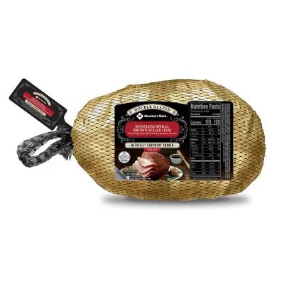 Member S Mark Boneless Spiral Sliced Fully Cooked Double Glazed Ham