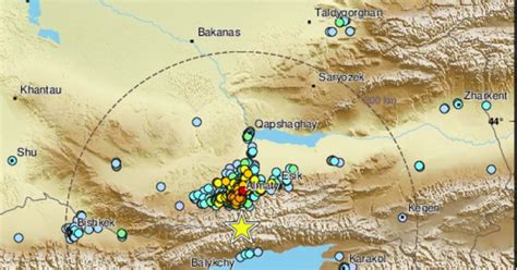 Jak Zemljotres Pogodio Kirgistan Osjetio Se I U Kazahstanu
