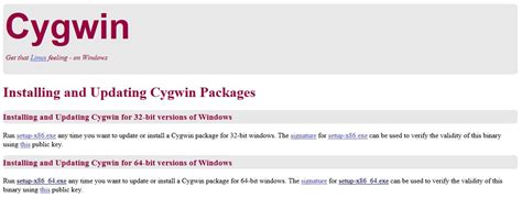 Instalando e Utilizando o Cygwin no Windows · GitHub